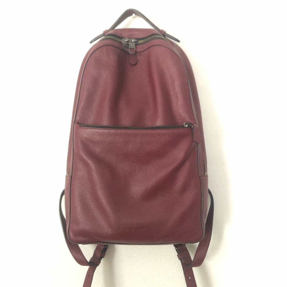 Coach Metropolitan Soft Backpack in Burgundy
